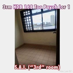 Blk 168 Lorong 1 Toa Payoh (Toa Payoh), HDB 3 Rooms #220139851